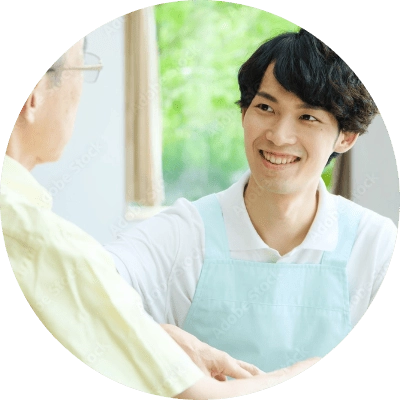 働いている方の画像